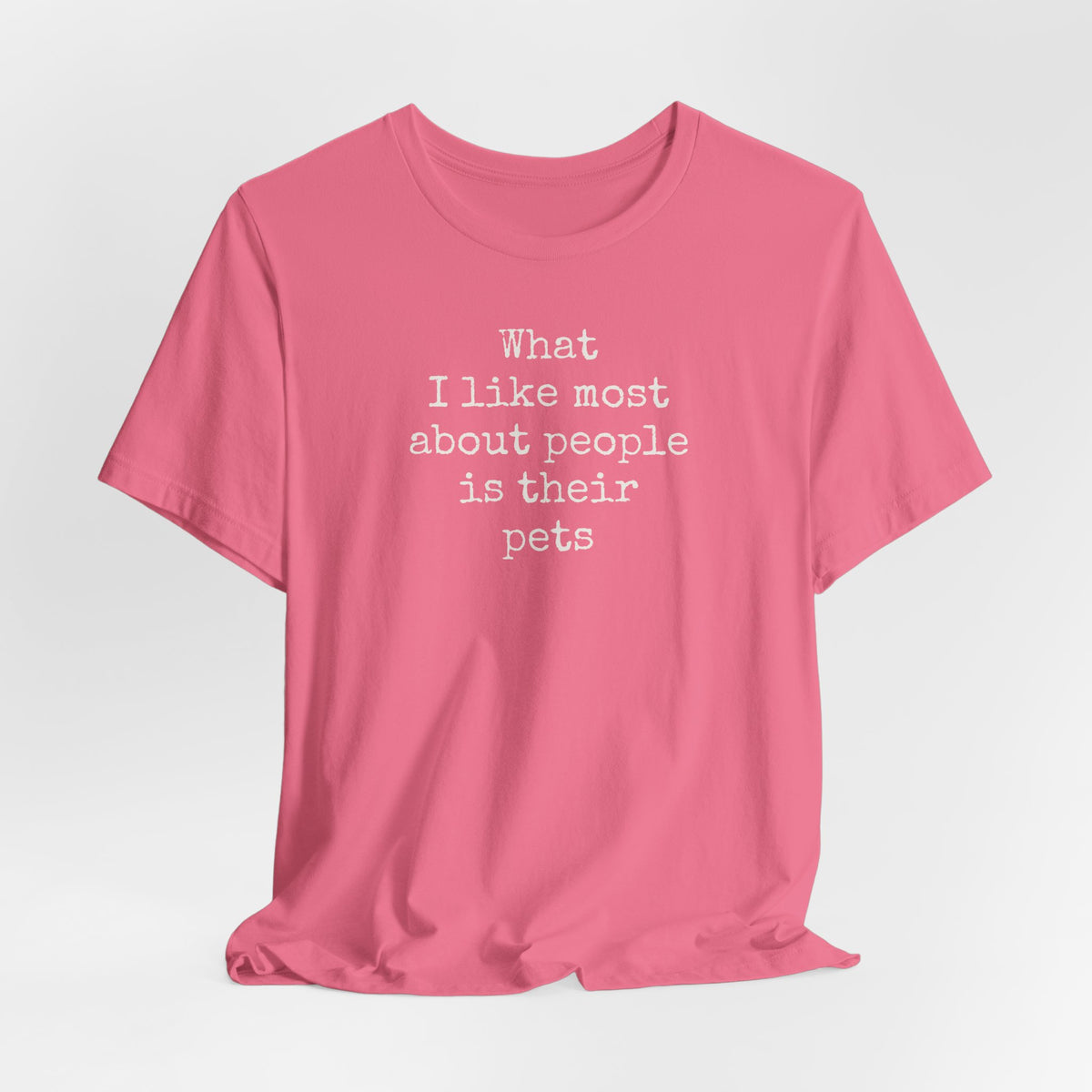 What I Like Most About People is Their Pets