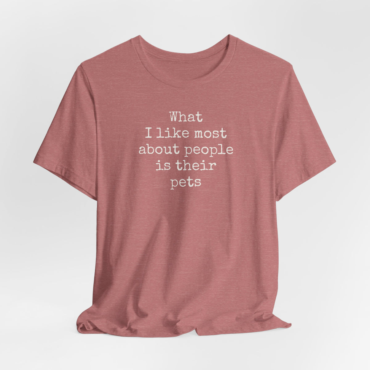What I Like Most About People is Their Pets