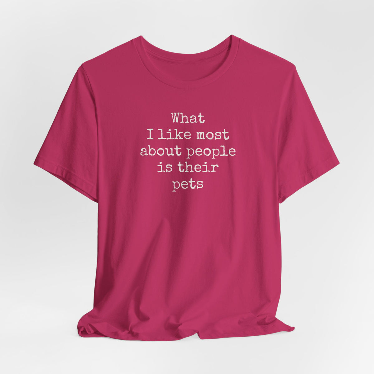 What I Like Most About People is Their Pets